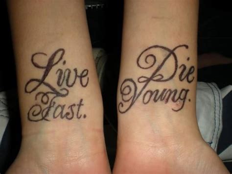 live fast die young tattoo|lfdy.